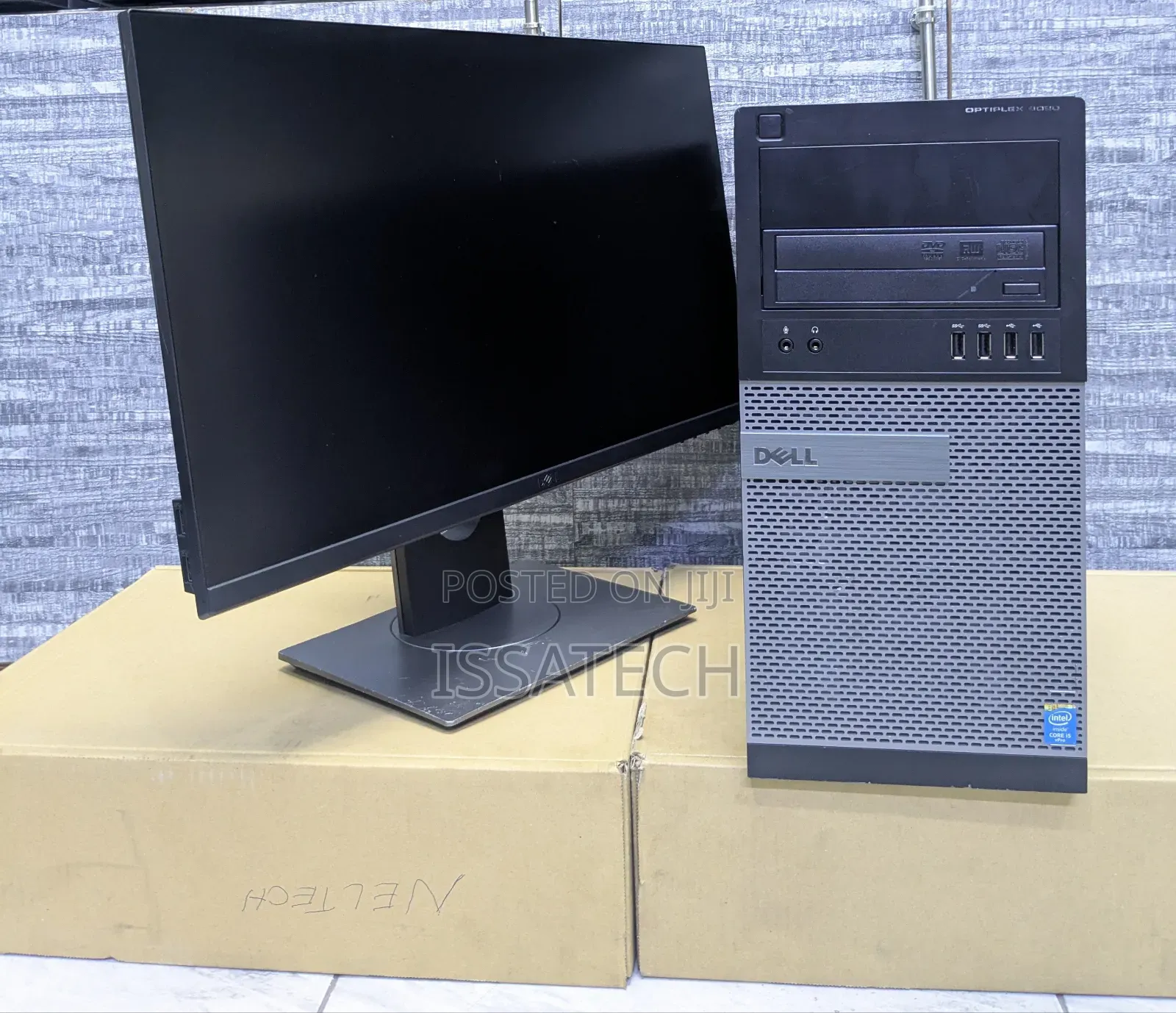 Dell Optiplex 7020 Core!5 Ram 8gb, HDD 500gb,Monitor Flameless 24inch