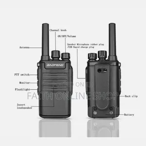 Baofeng V8 Uhf Walkie Talkie Two Way Radio Handheld Long 5w 1-3km