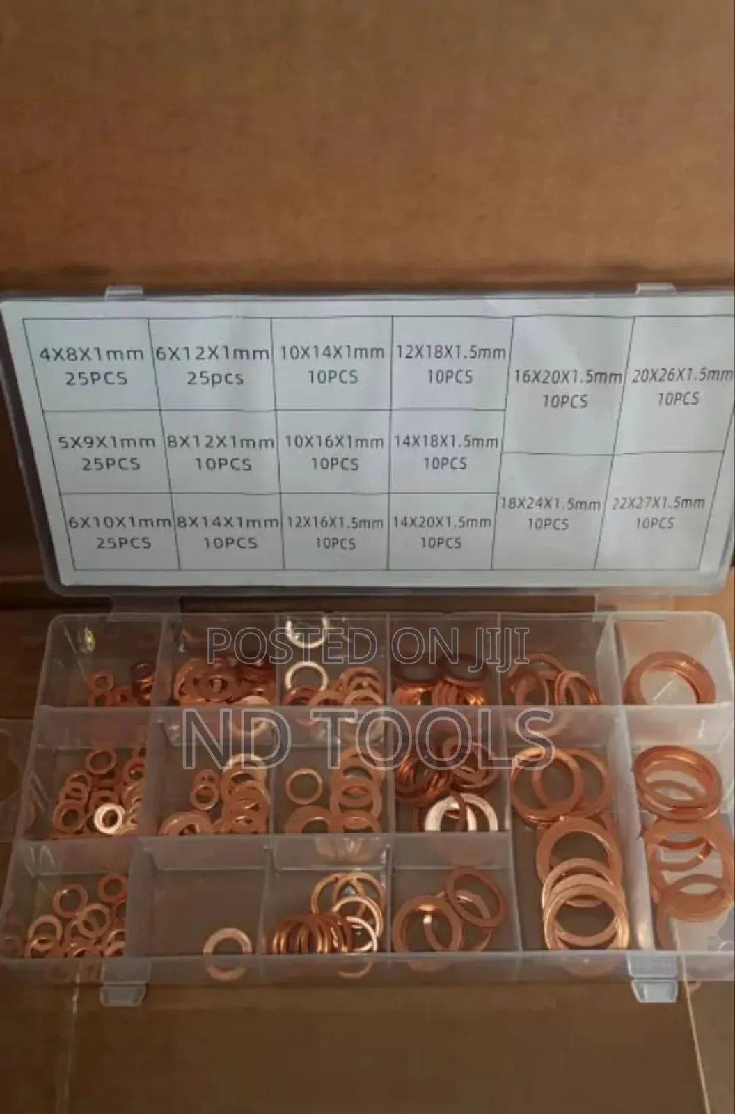 Copper Washer Kit 220pcs