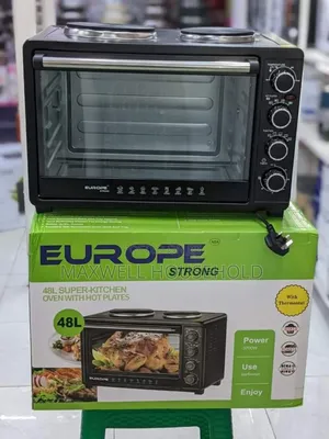 Electric Oven With Plates