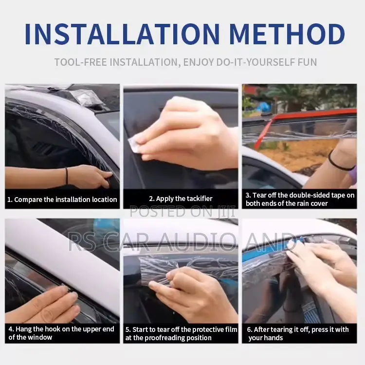 Toyota Fortuner Rain Shields