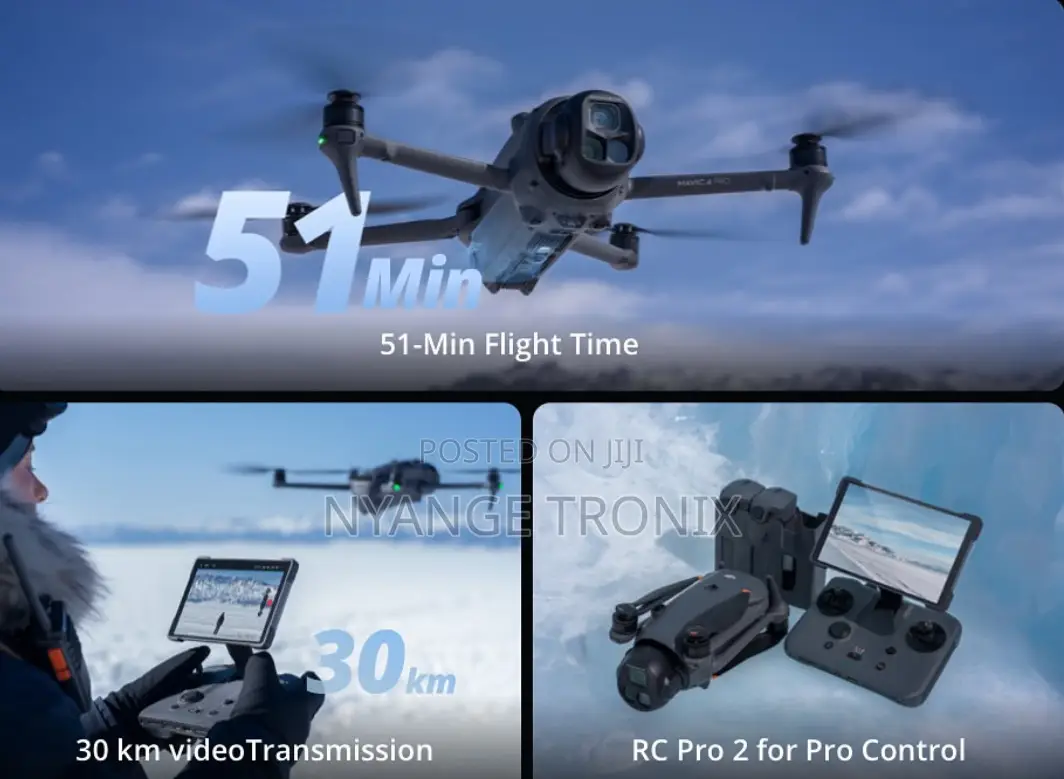 Dji Mini 4 Pro Fly More Combo 34min X3 Drone