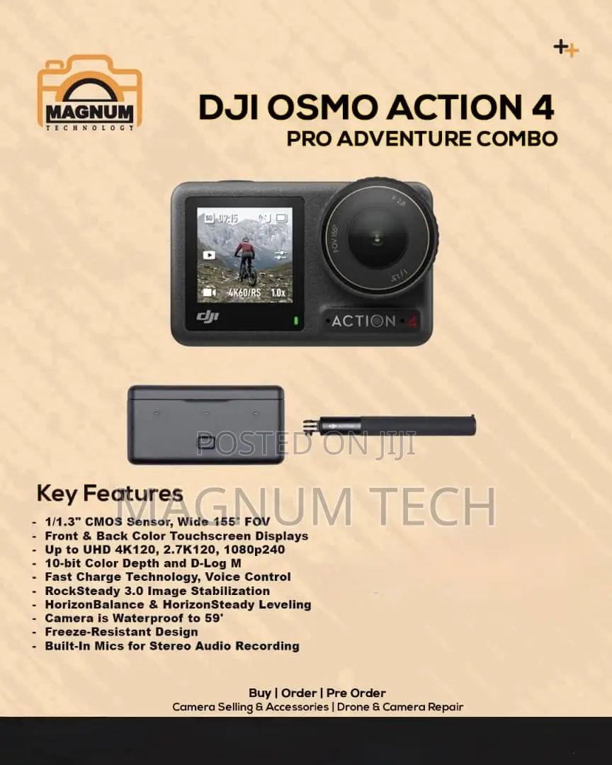 Dji Osmo Action 4 Pro Adventure Combo