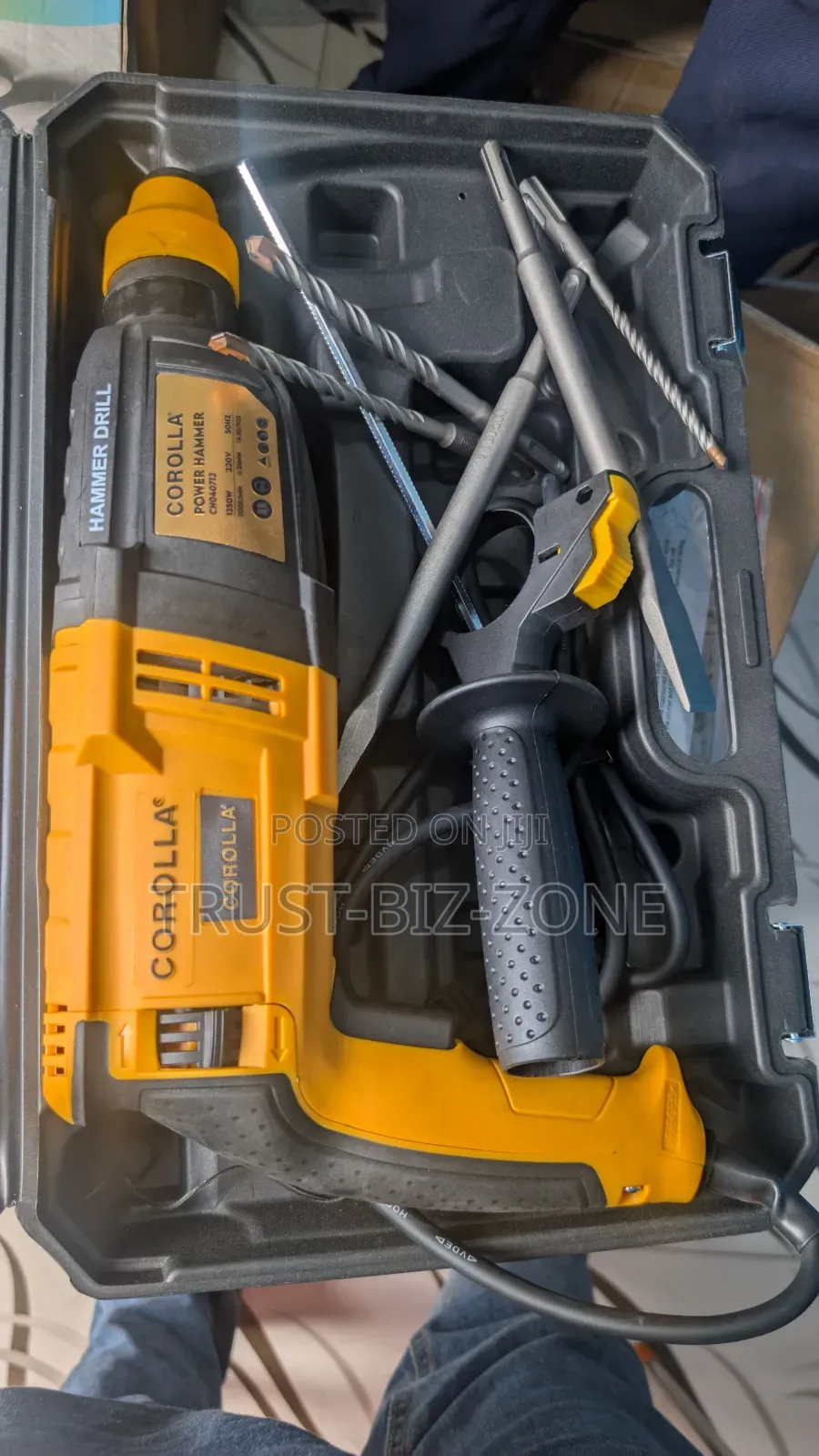 Wired Power Hummer Drill Tools Kit Set 1350w