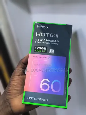 New Infinix Hot 60i 128 GB Black