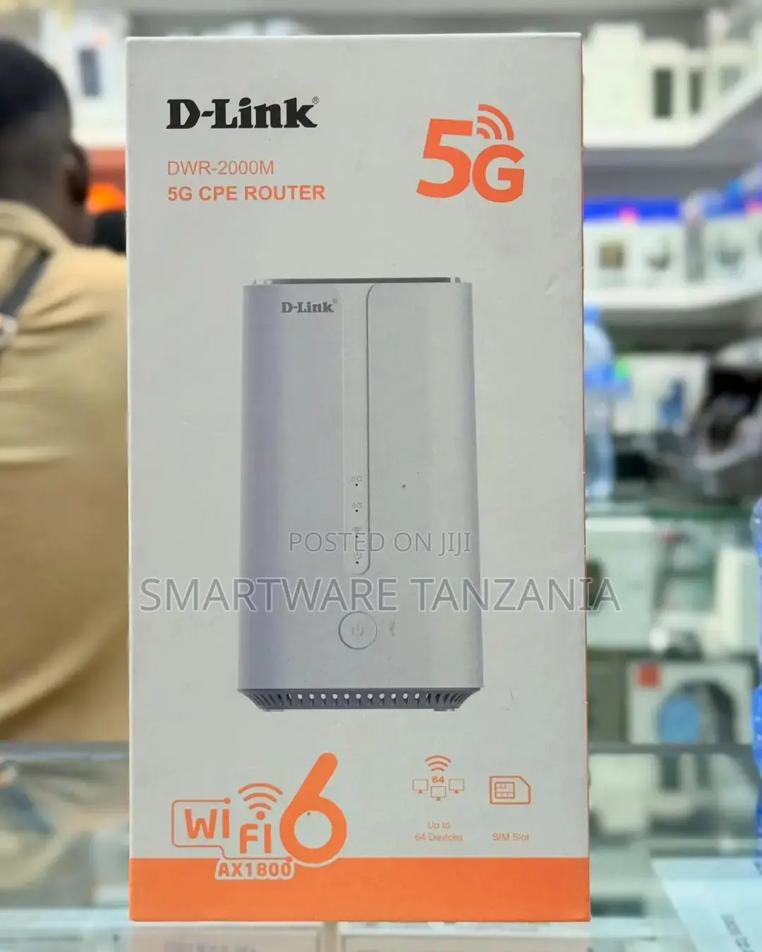 D-Link DWR-2000m 5g Wi-Fi 6 Cpe 2.5g Wan/Lan + Rj11 Vo5g/Lte Router