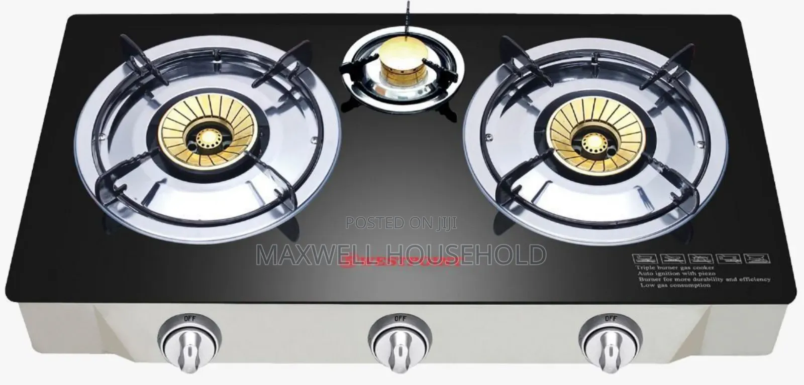 Three Plate Gas Stove