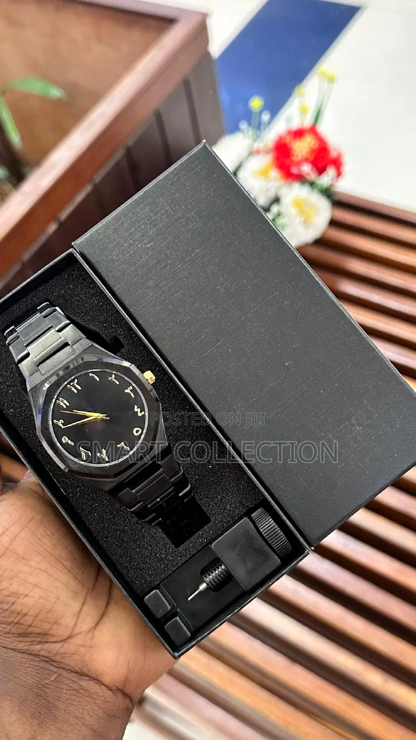 New Steel Arabic Aura Watch