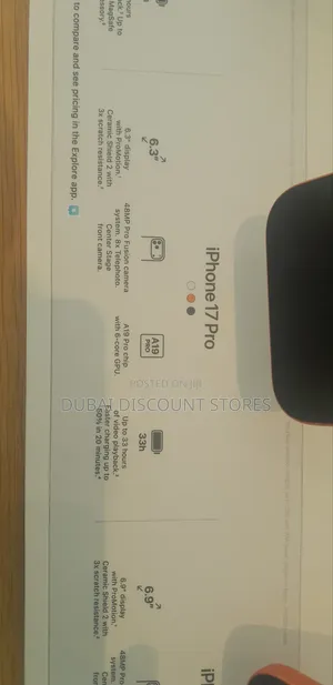 New Apple iPhone 17 Pro 256 GB Yellow