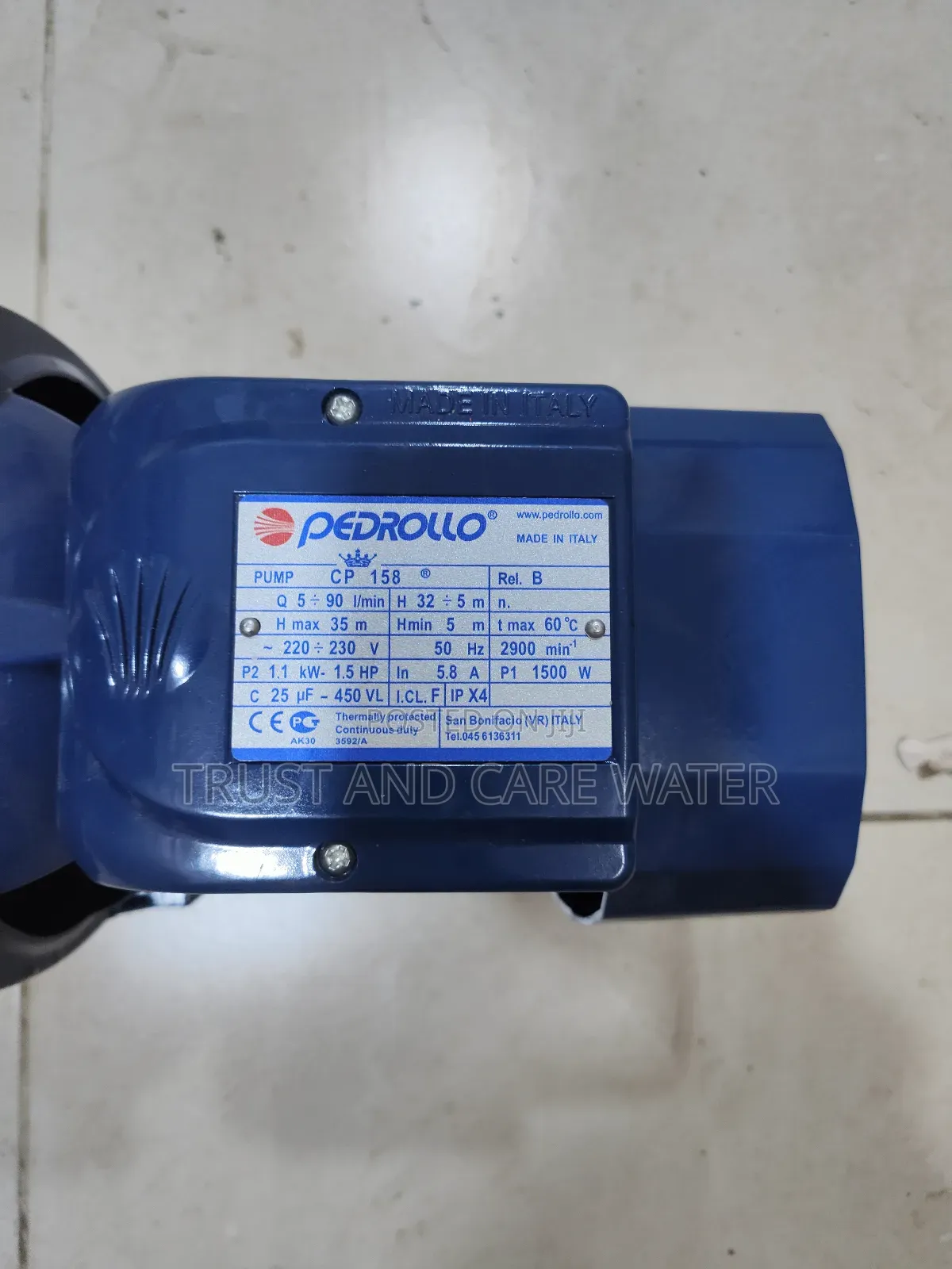Pedrollo Surface Pump 1.5hp No.2