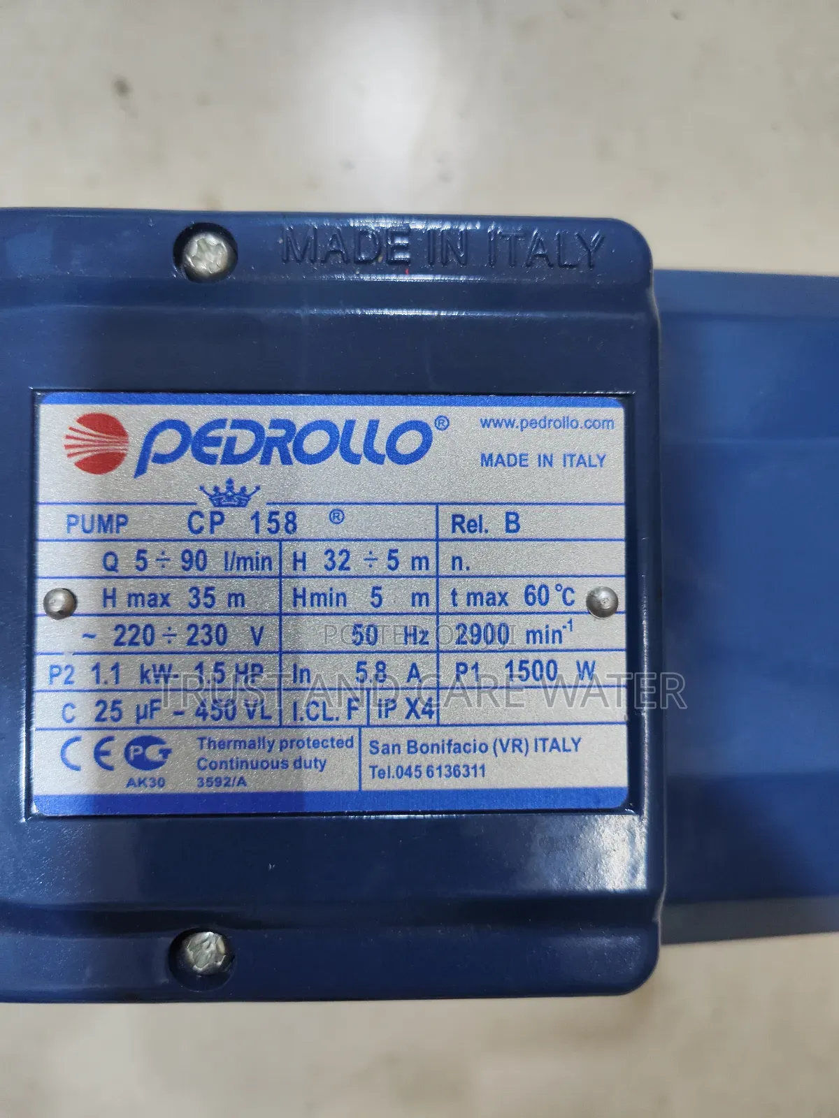 Pedrollo Surface Pump 1.5hp No.2