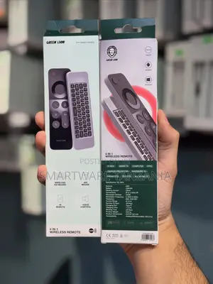 Wireless Remote With Keyboard, Ir 2.4ghz Rf Connectivity, 58 Keys