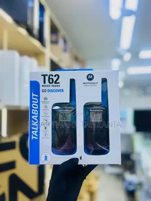 Motorola Walkie Talkie T62 Blue Pmr446 Two Way Radios Talkabout