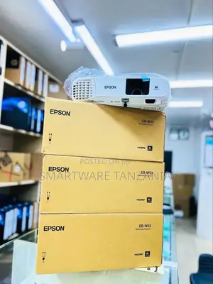 Epson Eb-W53 4000 Lumen Wxga Projector 2x Hdmi Ports, Up to 375 Inches
