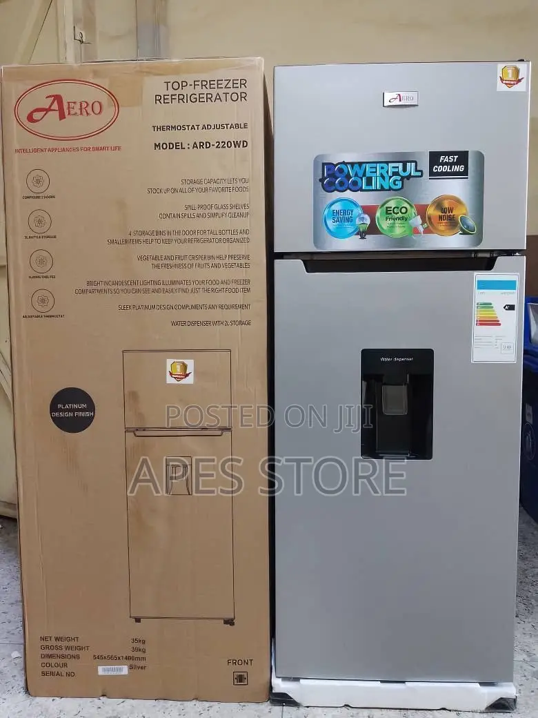 Aero Doubledoor Refrigerator With Water Dispenser