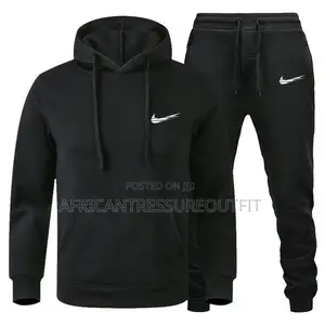 Nike Set Tracksuit Featuring Hoodie and Sweatpant Available Size M—2xl