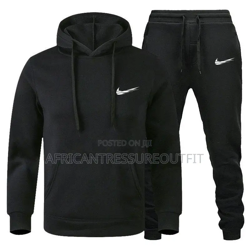 Nike Set Tracksuit Featuring Hoodie and Sweatpant Available Size M—2xl