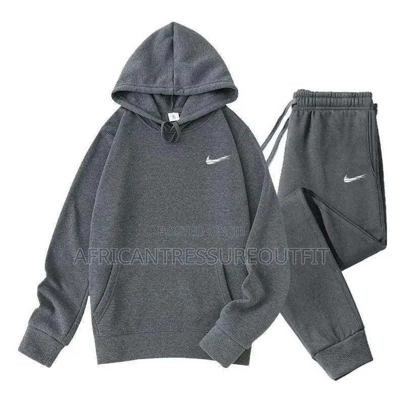 Nike Set Tracksuit Featuring Hoodie and Sweatpant Available Size M—2xl