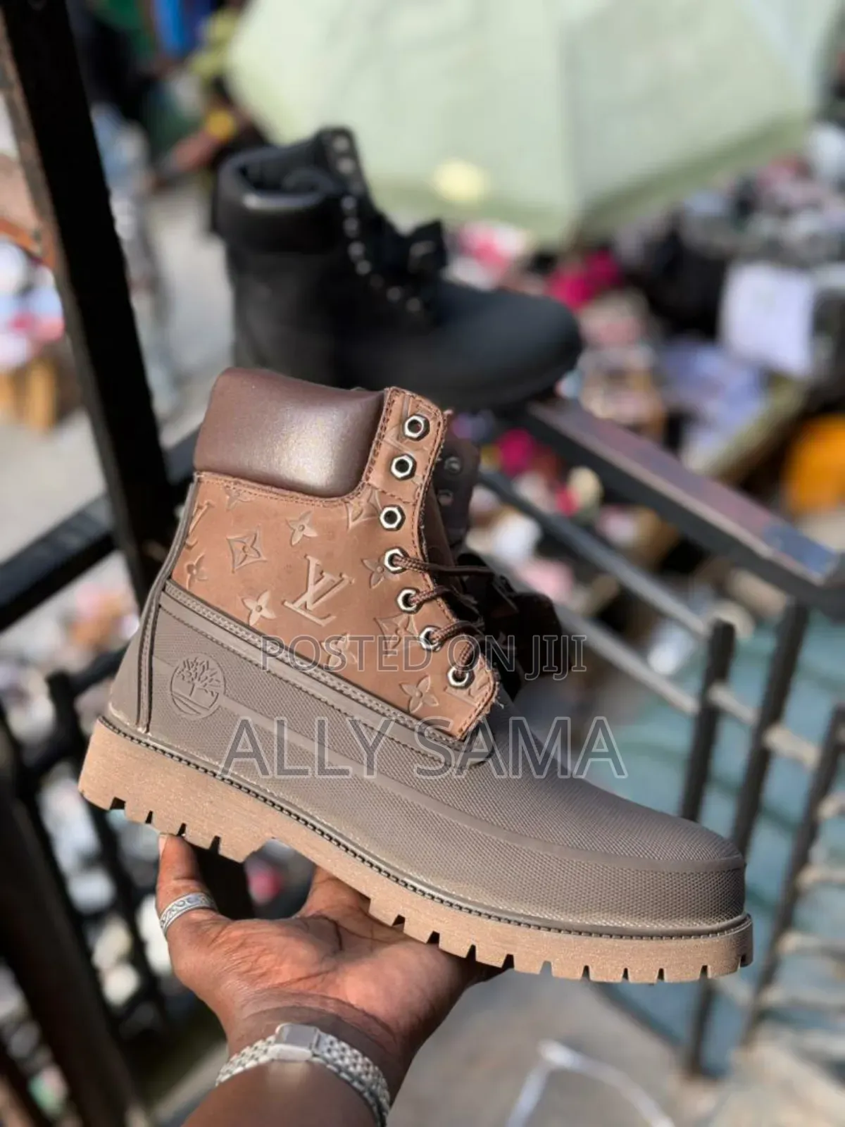 Men's Boots Louis Vuitton Material Leather Rubber