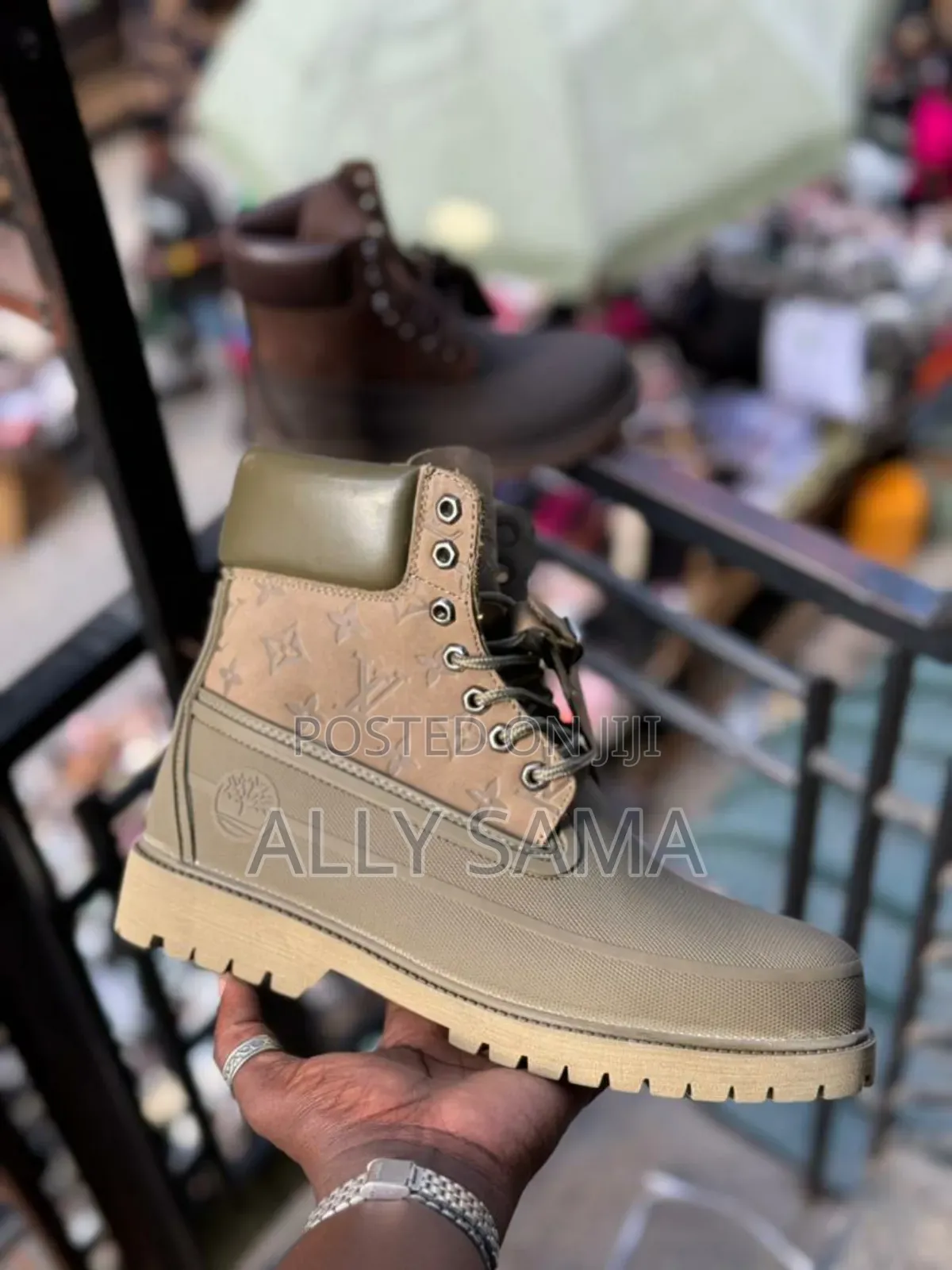 Men's Boots Louis Vuitton Material Leather Rubber