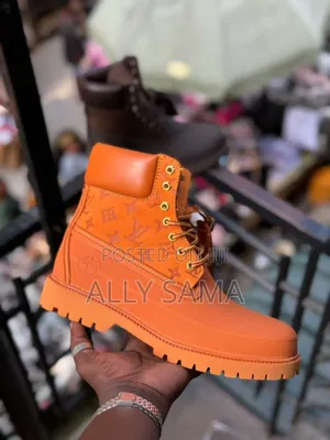 Men's Boots Louis Vuitton Material Leather Rubber