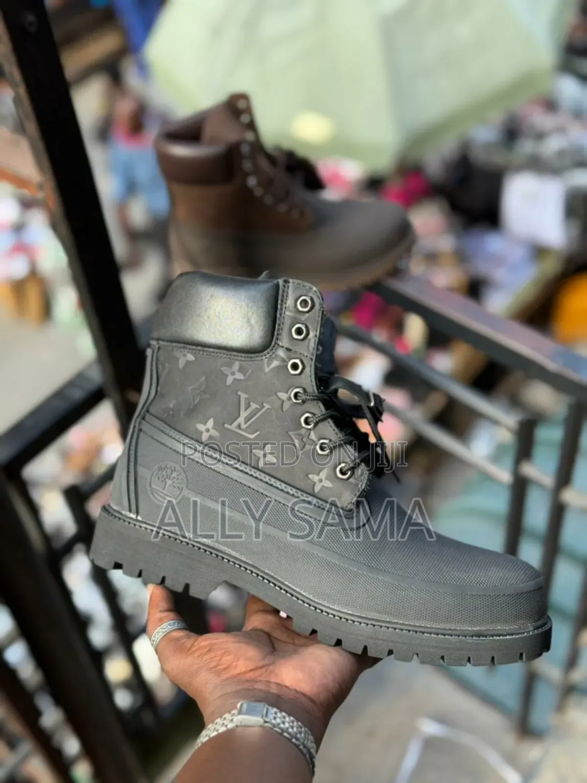 Men's Boots Louis Vuitton Material Leather Rubber