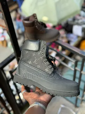 Men's Boots Louis Vuitton Material Leather Rubber