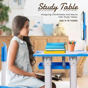 Study Table for Kids Functional Desk and Chair Set