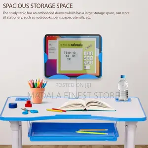 Study Table for Kids Functional Desk and Chair Set