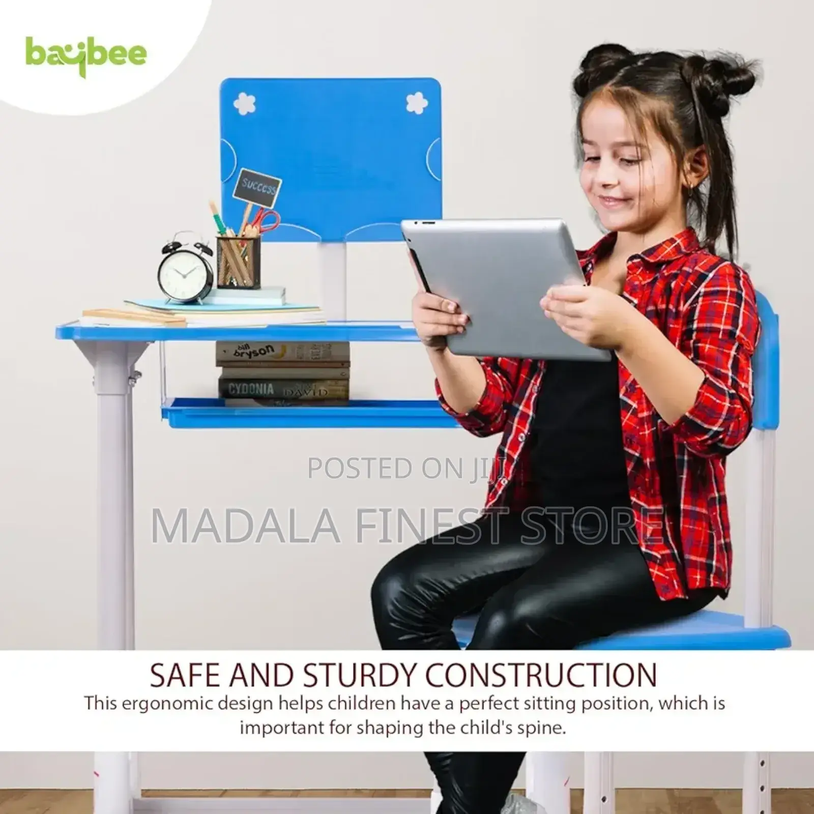 Study Table for Kids Functional Desk and Chair Set