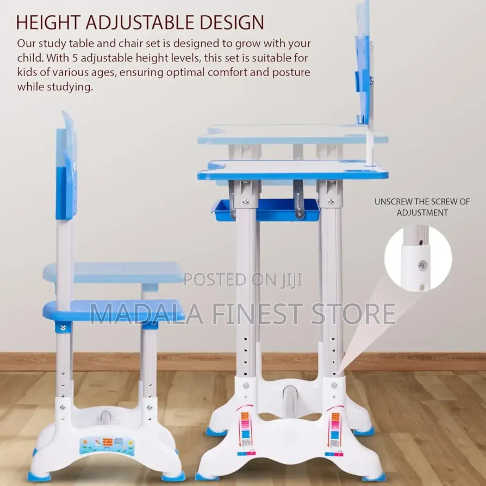 Study Table for Kids Functional Desk and Chair Set