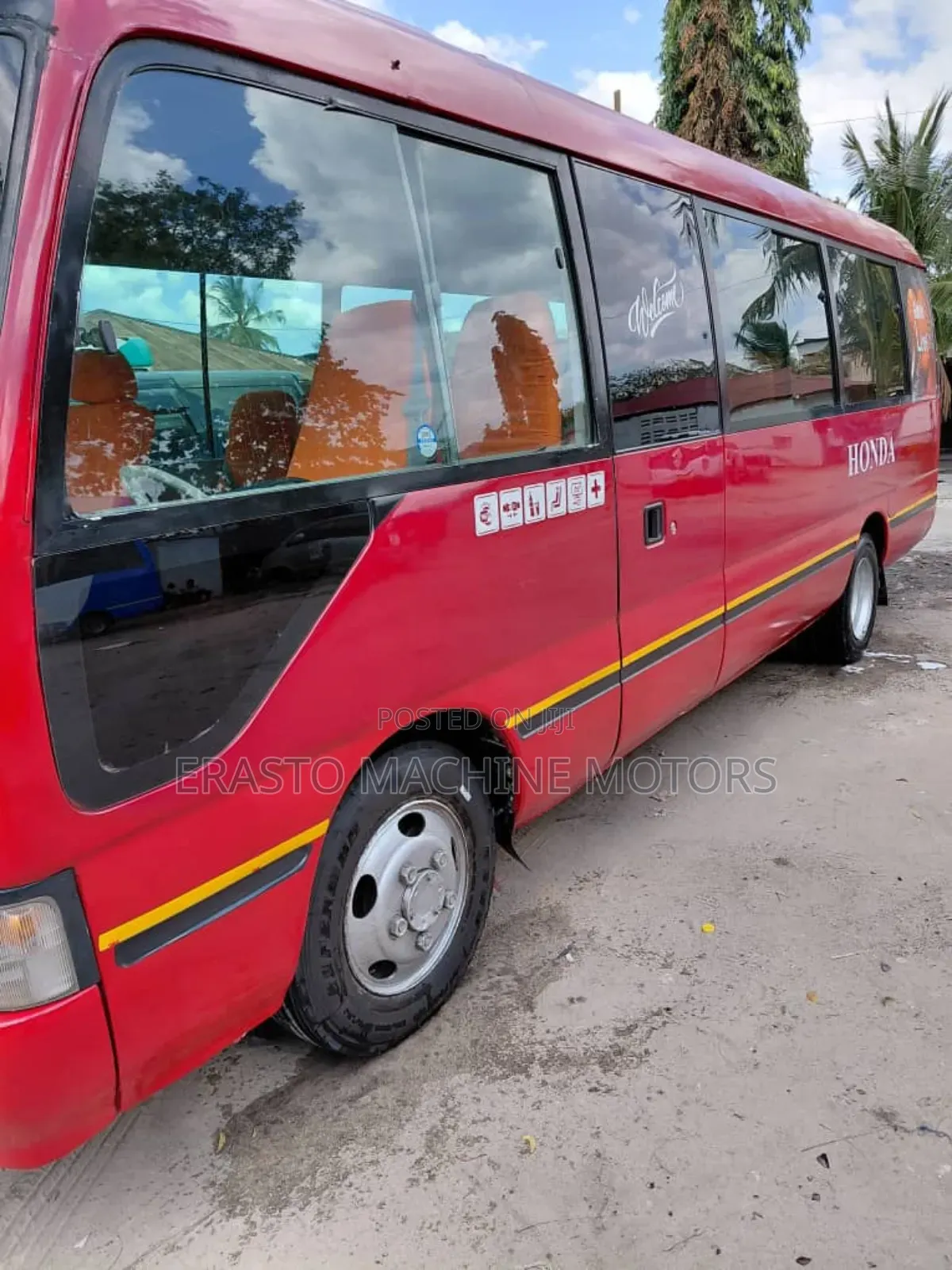 Toyota Coaster 2003 Red