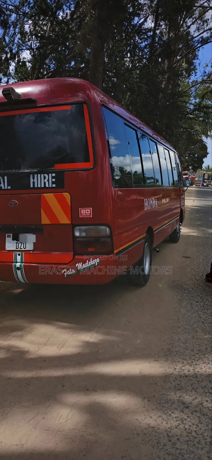 Toyota Coaster 2003 Red