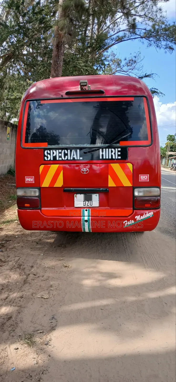 Toyota Coaster 2003 Red