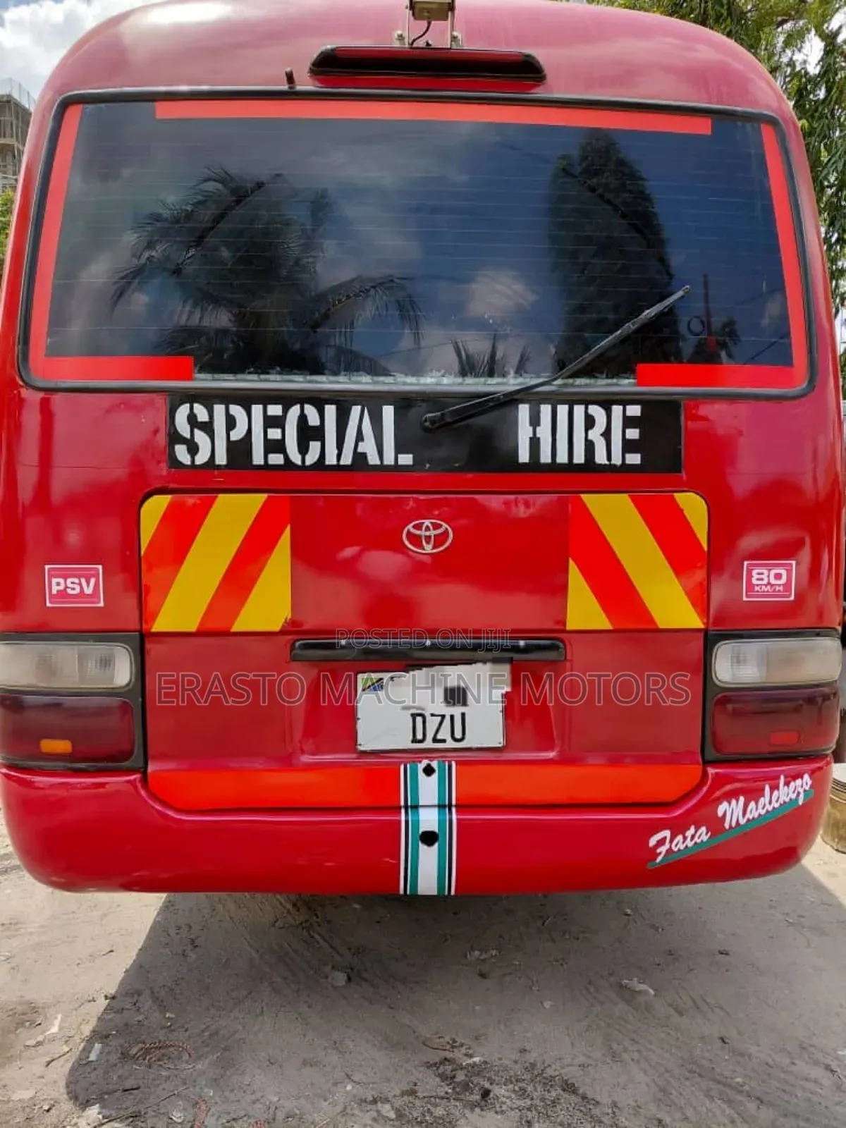Toyota Coaster 2003 Red