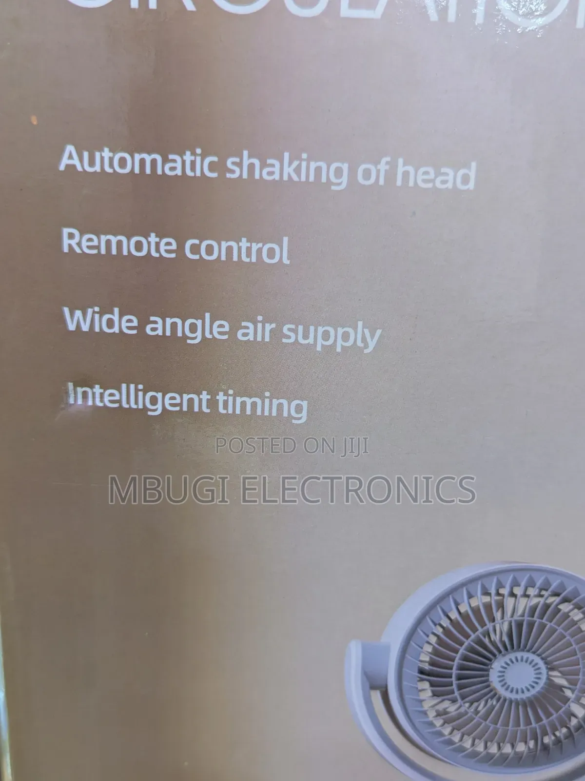 Rechargable Stand Fan