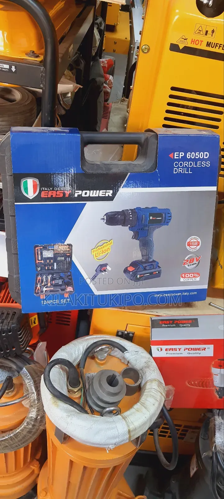 Ep 6050d Cordless Drill Full Set