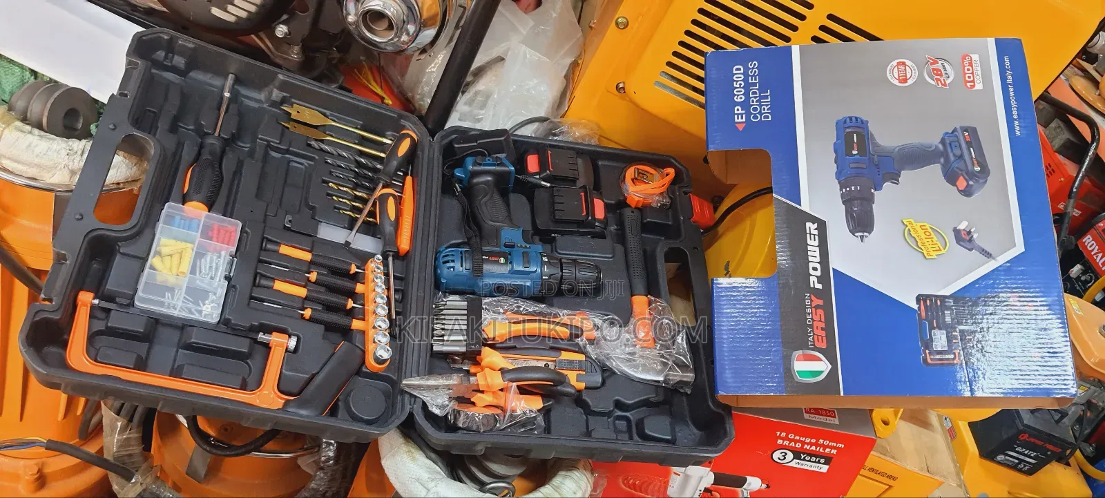 Ep 6050d Cordless Drill Full Set