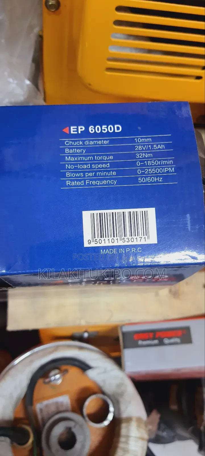 Ep 6050d Cordless Drill Full Set