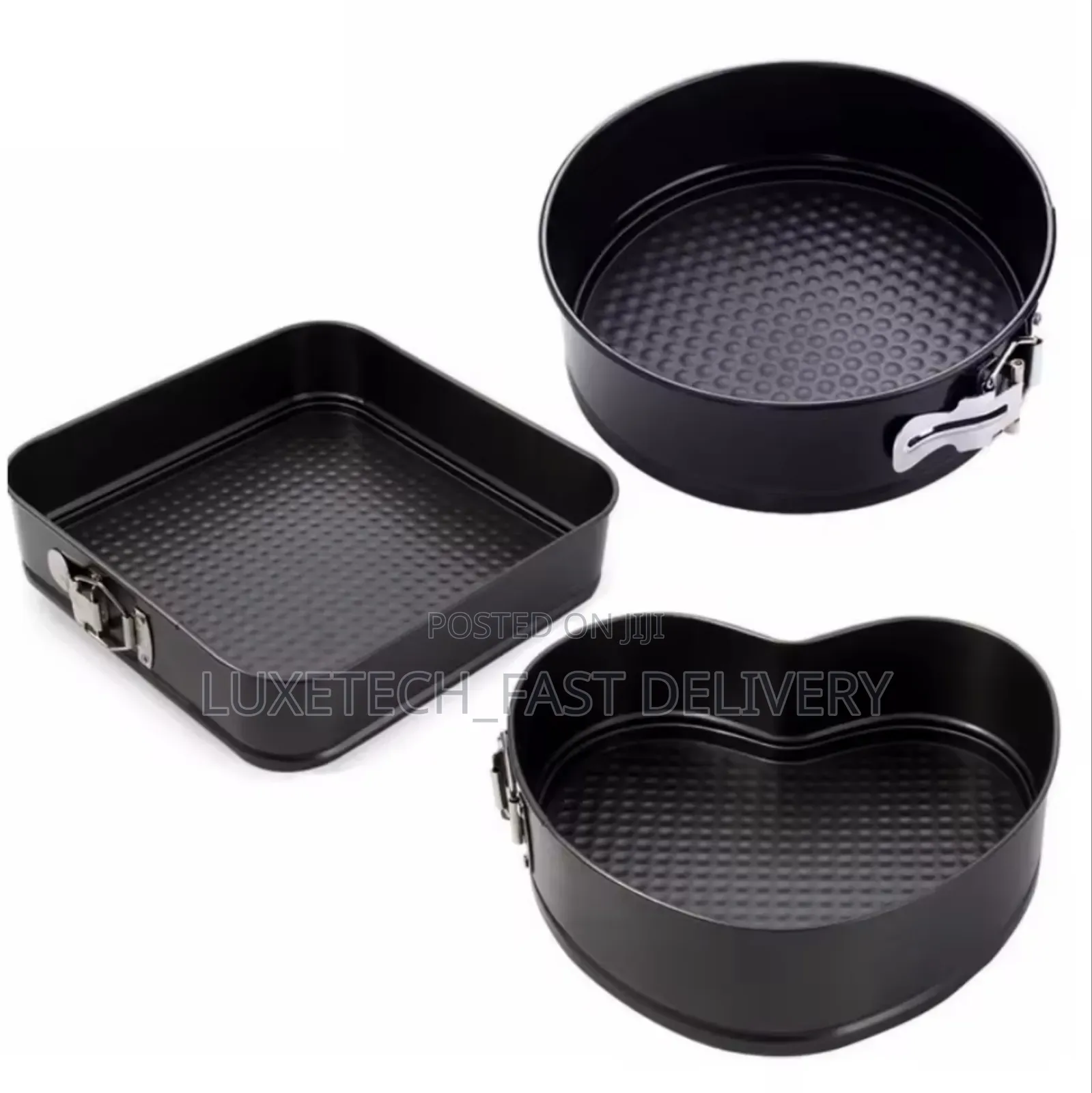 Non-Stick Coated Cake Molds - For Baking Cakes, Cheesecakes and Pies