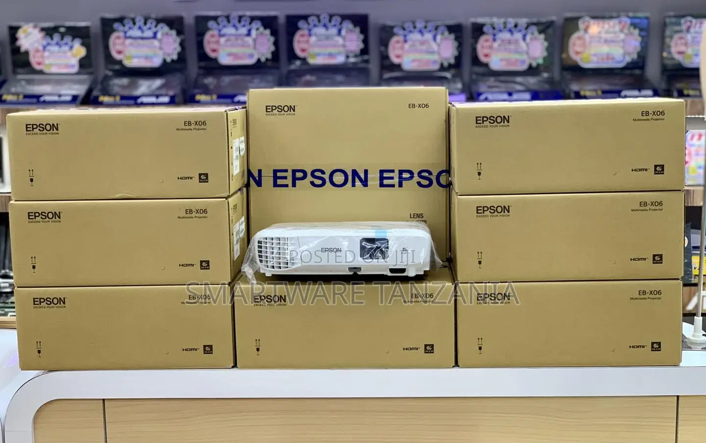Epson Eb-X06 3lcd, 3600 Lumens, 300 Inch, Home Cinema Business