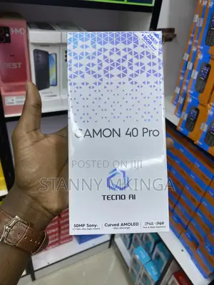 New Tecno Camon 40 Pro 256 GB Black