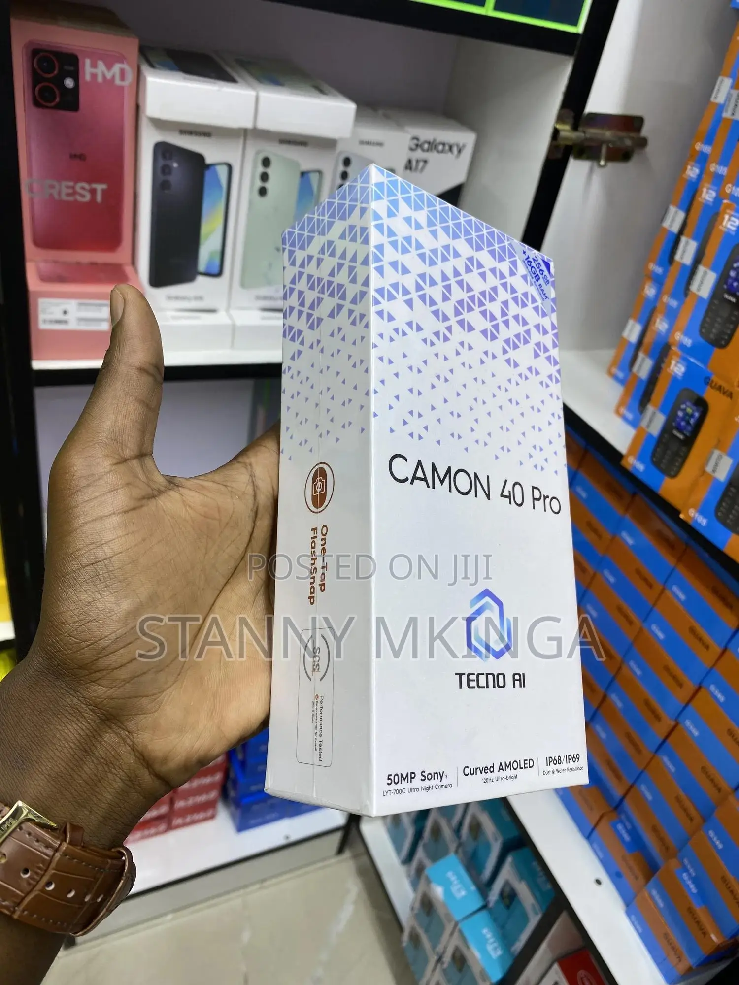 New Tecno Camon 40 Pro 256 GB Black