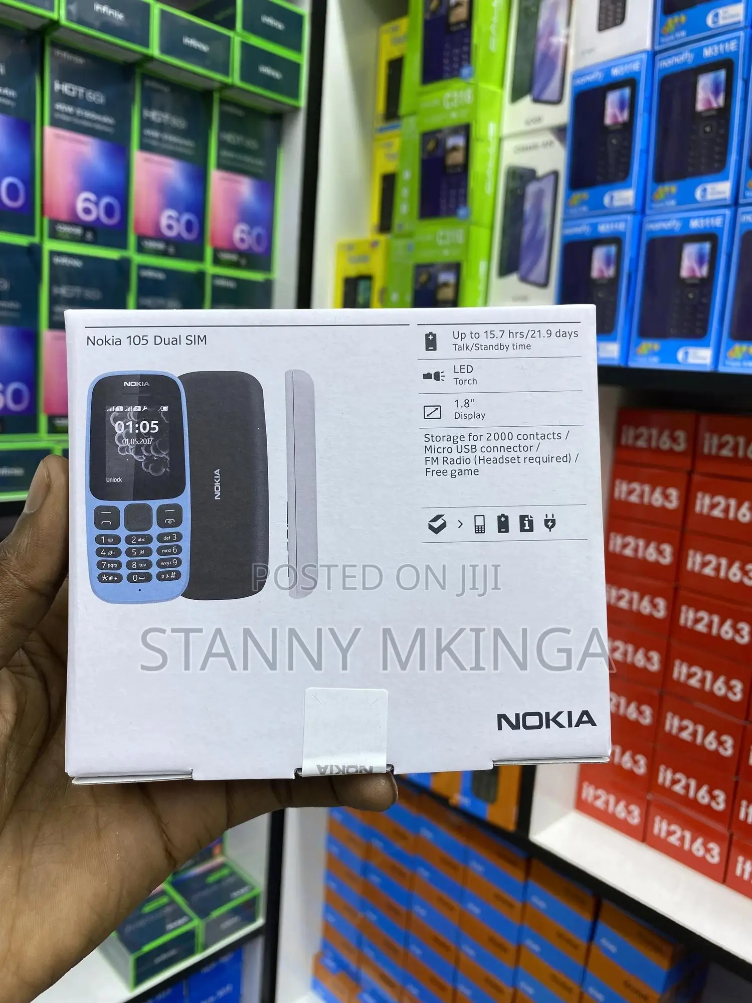New Nokia 105 Blue