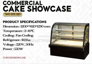 Electric Commercial Cake Showcase