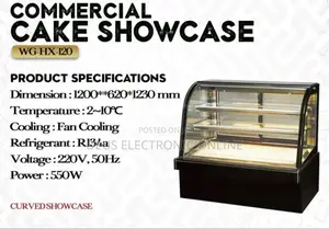 Electric Commercial Cake Showcase