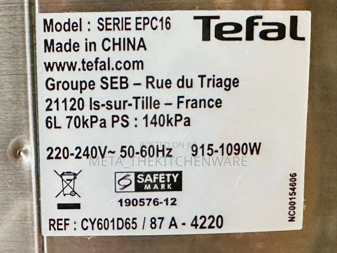 Tefal Smart Electric Pressure and Multicooker 6l