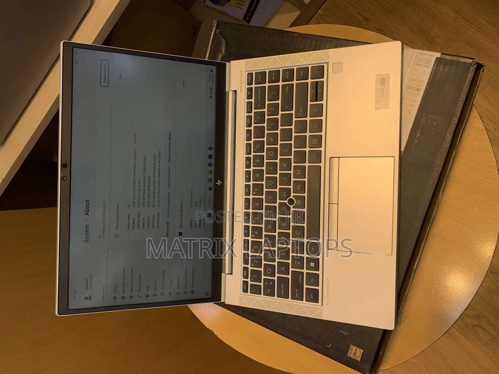 Laptop HP EliteBook 845 G8 16GB AMD Ryzen 5 SSD 512GB
