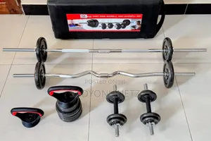 58kg Barbell,Kettlebell and Dumbbell Set