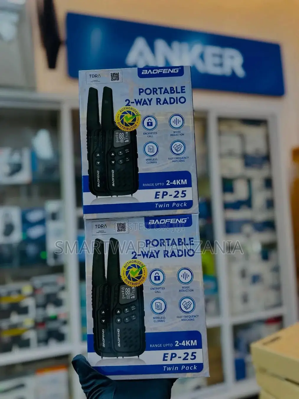 Baofeng Ep-25 Portable 2-Way Radio Twin Pack